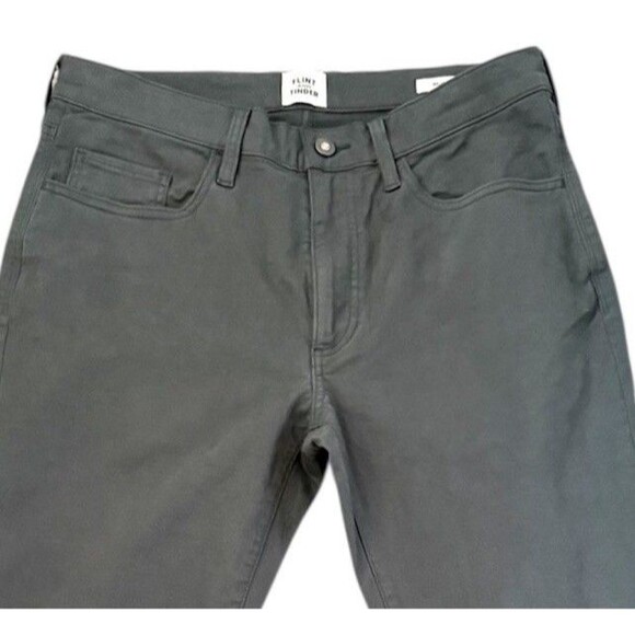 Flint and Tinder 365 5-pocket Gray Slim Fit Men's Pants Size 32 x 34 - Picture 2 of 9